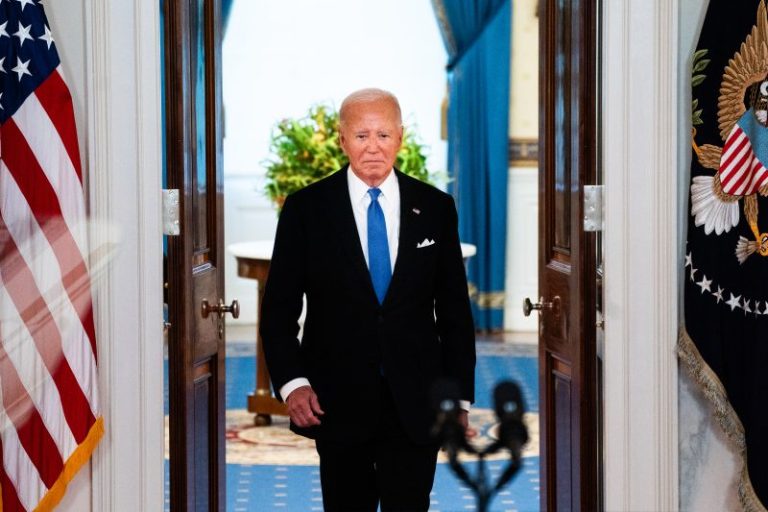 Biden seeks to define his legacy in address explaining his campaign exit