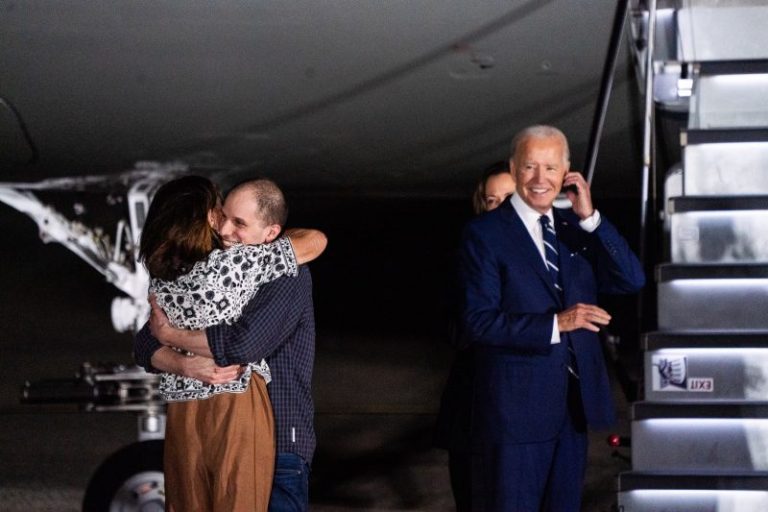 Trump congratulates Putin over deal that brought Evan Gershkovich home