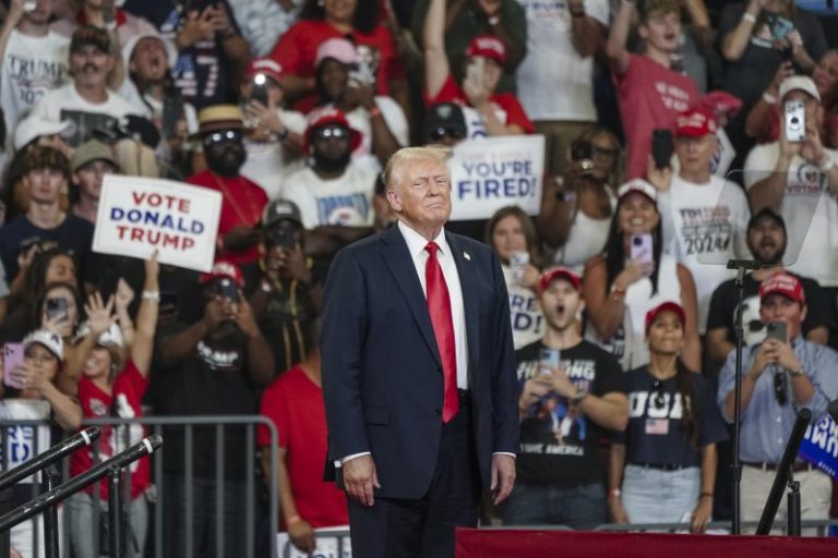 Trump repeatedly attacks Republican Georgia Gov. Kemp at Atlanta rally